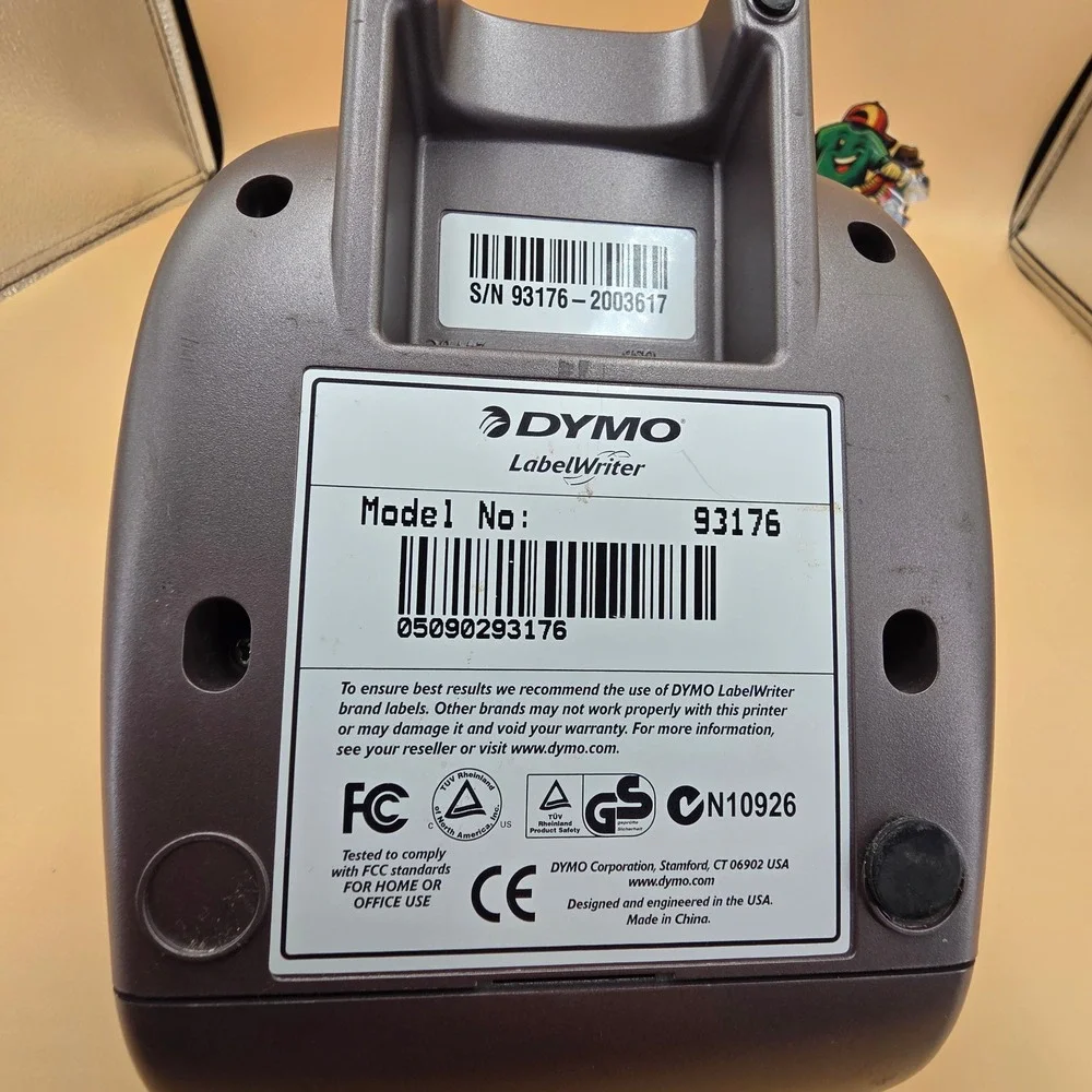 DYMO LabelWriter 400 Turbo Thermal Label Printer Model 93176 Silver Charcoal